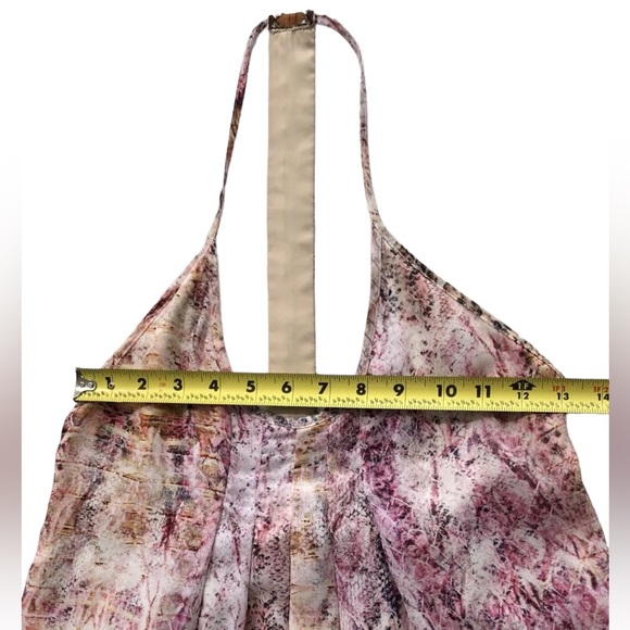 LAVENDER BROWN Dress Pink Multi Snake Print T Back Mini Dress - Picture 10 of 12